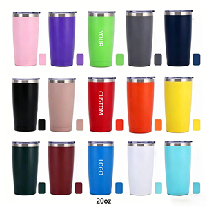 Tumbler Isolato Sottovuoto in Acciaio Inox 304 da 20oz, Prestazioni Termiche 6-12 Ore, Sicuro per <span class=keywords><strong>Acqua</strong></span> Bollente, Compatibile con Portabicchieri per Auto - Product Image 1