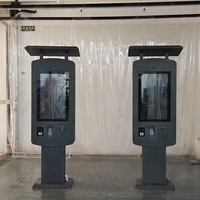Kiosco de Pago para Estacionamiento de Autoservicio al Aire Libre Sinmar, Estación de Pago con Pantalla Táctil, Tótem Impermeable IP65, Atención Automática