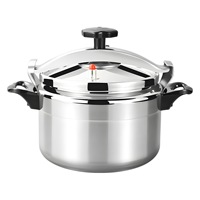 Autocuiseur en aluminium Ménage de grande capacité Anti-déflagrant Marmite à soupe profonde Réchaud à gaz Spécial Autocuiseur
