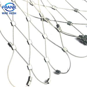 鸟网用套管电缆网304 316不锈钢钢丝绳网 - Product Image 4