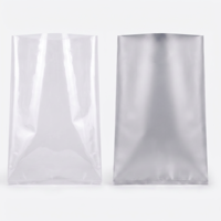 Petit sac en polyéthylène plat à extrémité ouverte, sac en plastique LDPE transparent à ouverture supérieure, imprimé sur mesure pour l'emballage de bijoux et de composants électroniques