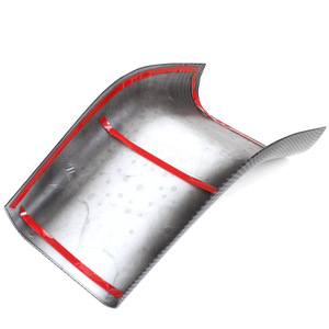 Cubierta de Ventilación Trasera para Tesla Model 3Y, Textura de Carbono, Plástico ABS, Panel Interior Decorativo, Protección Contra Patadas - Product Image 1