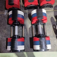 Ensemble de plaques de poids réglables en caoutchouc 24kg-40kg, plusieurs niveaux de poids pour l'entraînement de force à une main