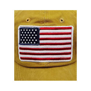 للبيع بالجملة العلم الامريكي للرجال القطن المطرز المتعصبين الولايات المتحدة الأمريكية وغسلها النساء - Product Image 5