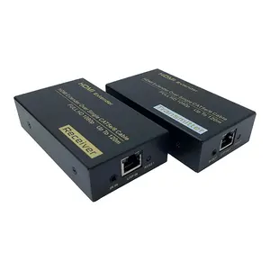 FJ-HEA120 Fjgear Plug and Play HDMI Extender Transmitting High-Resolution Video and Audio Simultaneously up to 196ft