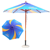 Artic — parapluie d'extérieur géant, large, pour patio, personnalisé
