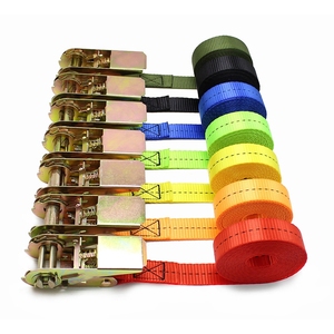Sangles d'arrimage à <span class=keywords><strong>cliquet</strong></span> pour cargaison, 25mm, 800kg, pour service léger, 1 pouce - Product Image 6
