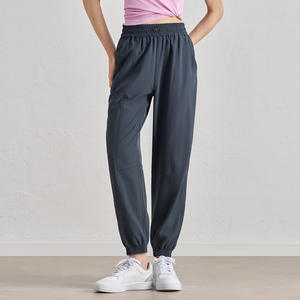 Pantalones Deportivos <span class=keywords><strong>Aido</strong></span> Nuevos de Verano con Cordón para Mujer, Cintura Alta, Ligeros, de Secado Rápido, 100% Nailon, Holgados, para Correr - Product Image 1