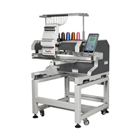 Máquina automática de bordado de corte de hilo con pantalla táctil LCD de 10 "1200SPM Software de diseño gratuito