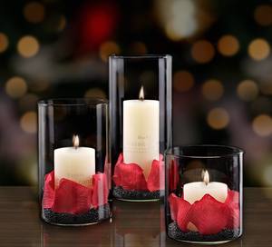 Décoration de mariage bocaux hauts <span class=keywords><strong>grand</strong></span> bougeoir en verre clair eau droite résistant à la chaleur flottant <span class=keywords><strong>vide</strong></span> conteneurs de bougie de sable - Product Image 2