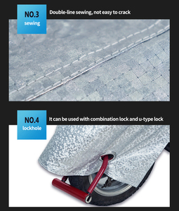 <span class=keywords><strong>Cubierta</strong></span> de motocicleta plegable impermeable a prueba de polvo protección UV con logotipo personalizado <span class=keywords><strong>cubierta</strong></span> de lluvia de motocicleta - Product Image 6