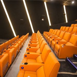 Canapé de cinéma en cuir microfibre pour salle de cinéma commerciale haut de gamme avec 5 ans de garantie - Product Image 3
