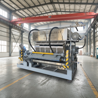 Machine à fabriquer des barquettes à œufs à faible investissement pour les fermes avicoles, utilisant le recyclage du papier usagé, petite production de barquettes à œufs