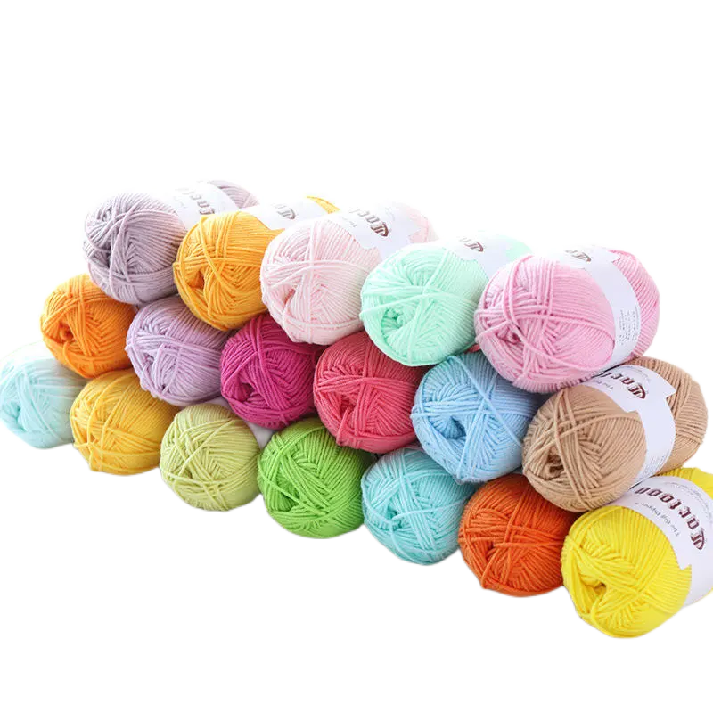 Soft Milk Crochet Cotton Knitting Yarn Baby Yarn