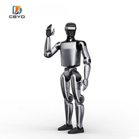 Robot humanoïde bipède multifonctionnel CBYD en métal pour usage éducatif en laboratoire, développement IA, avec 5G/Wi-Fi 32 Go
