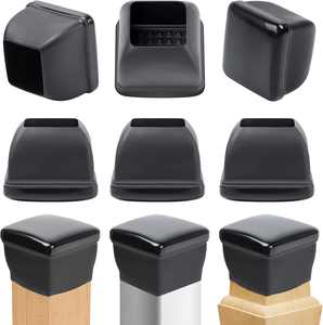 Protège-pieds de chaise en silicone transparent avec patin en feutre pour meubles - Product Image 3