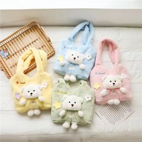Peluche animale mignonne personnalisée, jouets en peluche de haute qualité, sacs en peluche mignons, sacs en forme d'ours en peluche pour filles et femmes, vente en gros