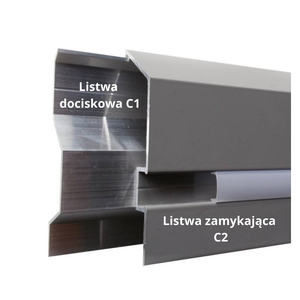 Rodapié de perfil base de calidad para terrazas y casas de jardín con soporte de borde resistente y uso exterior duradero - Product Image 3