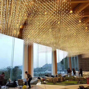 ECOJAS K3 Lámpara LED Colgante Cúbica Personalizable DIY Moderna para Proyectos, Ideal para Hoteles Sir <span class=keywords><strong>Laka</strong></span> - Product Image 1