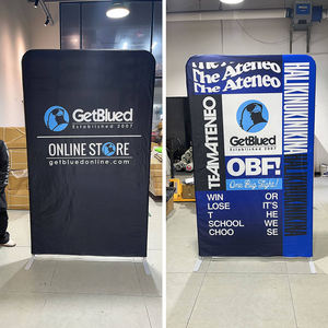 Support de toile tendue publicitaire personnalisable pour salon professionnel, format adaptable, pour scènes multi-usages - Product Image 3