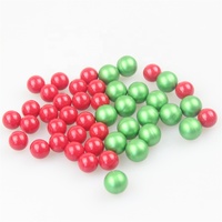 Billes de paintball gonflables biodégradables de qualité tournoi extérieur, non toxiques, solubles dans l'eau, calibre 0.68, remplis de PEG, colorées pour le tir