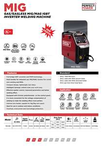 Soudeuse à l'arc portable 220v 160A IGBT Machine à souder <span class=keywords><strong>MIG</strong></span>/MAG/par points synergique 3 en 1 à haut rendement - Product Image 6