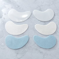 Patchs pour les yeux enrichis en collagène OEM/ODM Y315, en forme de croissant, à dissolution rapide, en matériau soluble dans l'eau, pour le visage