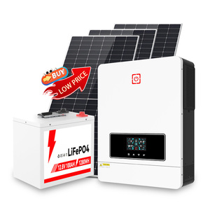 ระบบพลังงานแสงอาทิตย์ไฮบริด Lusen 10KW พร้อมบริการออกแบบฟรี แบตเตอรี่ลิเธียมไอออน MPPT โพลีคริสตัลไลน์ซิลิคอน สำหรับใช้ในบ้าน ระบบไฮบริด 24 ชั่วโมง รุ่น AKEP-BATLITH2 - Product Image 6