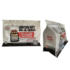 Bolsa de plástico mylar de 5 libras con estampado personalizado, bolsa con cremallera, fondo plano - Product Image 4