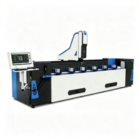 Centre d'usinage CNC 4 axes pour le perçage et le fraisage de profilés en aluminium DSK-CNC-3500, machine de perçage et de fraisage CNC pour portes et fenêtres en aluminium