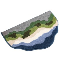 Ins Style Fresh Home Tapis de sol lavable antidérapant Tapis de porte d'entrée absorbant Tapis de salle de bain
