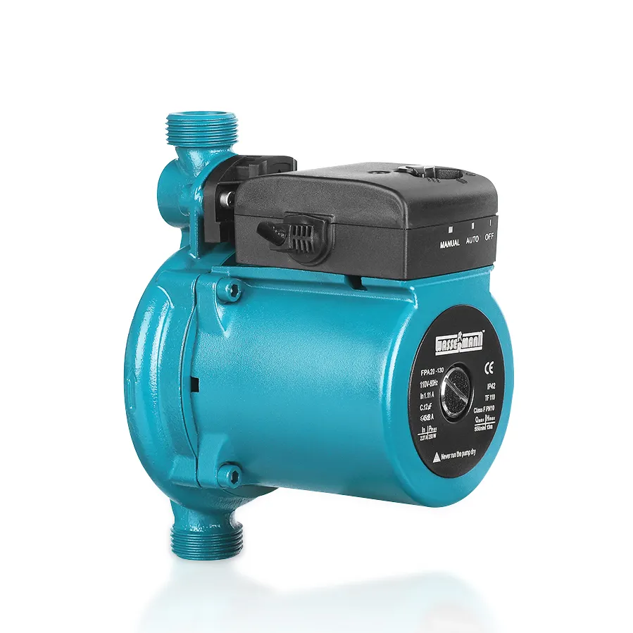 High pressure mini circulating electric water heater booster pumps