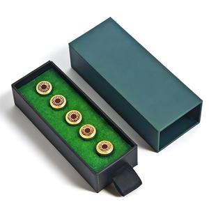 Botón de metal negro y dorado KUNSHUO para Baju Melayu, botón de camisa, ropa, logotipo de marca personalizado, botón malayo para ropa Baju Melayu - Product Image 1