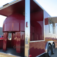 Chariot personnalisé pour barbecue, pizza, hot-dog, concession de porche de barbecue, camion de nourriture mobile bon marché, camion de crème glacée, remorque de pizza alimentaire