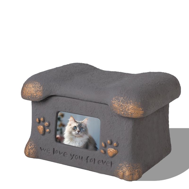 Wholesale Angel-Shaped Pet Funeral Urns Memorial Boxes for Dogs and Cats - Durable Cremation Coffins