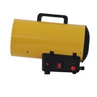 Réchauffeurs d'air à gaz forcés industriels 10KW Réchauffeur de gaz GPL à effet de serre extérieur portable pour ferme avicole de poulet
