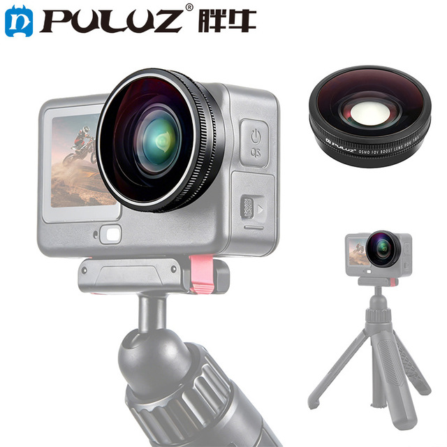 PULUZ for DJI Osmo Action 6 Action Camera Lens Augmented Lens Wide Angle Lens Accessories