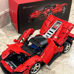 Ferra Ris daytona SP3LOGOS TECHNICS Bugatti Chiron 1:8 Scale ABS Building Blocks Set Cars <b>Theme</b> DIY <b>Toy</b> Gift - Product Image 5