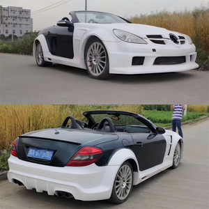 2004-2011 para <span class=keywords><strong>mercedes</strong></span>-<span class=keywords><strong>benz</strong></span> <span class=keywords><strong>SLK</strong></span> R171 Kit de cuerpo ancho nuevo capó parachoques delantero guardabarros faldones laterales parachoques trasero - Product Image 5