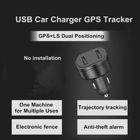 Dispositif Gps Traqueur de voiture sans fil Gps Suivi en temps réel Plug And Play Localisateur de véhicule 2G Mini Spy Allume-cigare