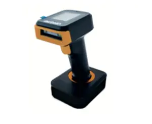 Symcode MJ-1902 2D schwarz orange handheld Barcode Scanner ABS Lager Laser LED 650+/-20 nm FCC / Rohs / CE schwarze Farbe 32 Bit CMOS
