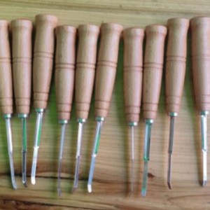 Couteaux à pain avec manche en bois, ensemble de couteaux de cuisine HK11 4 21, outils de coupe professionnels pour la pâtisserie et la préparation des aliments - Product Image 1
