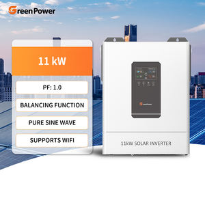 Système d'énergie solaire à onde sinusoïdale pure <span class=keywords><strong>GreenPower</strong></span> Wholesale Inverter 11KW, onduleurs solaires hybrides pour maison, prend en charge le fonctionnement en parallèle - Product Image 1