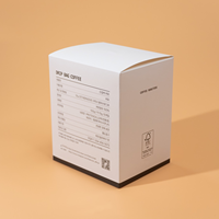 Vente en gros de boîtes à café de luxe en carton écologique personnalisées avec impression offset et emballage avec logo personnalisé pour le café