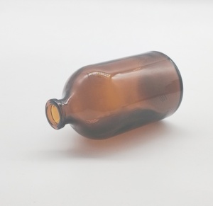 Flacons d'injection moulés de 100 ml en verre ambré transparent de haute qualité pour antibiotiques - Product Image 4