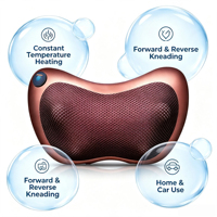Ensemble de voyage et de bureau pour la relaxation : Masque de sommeil en soie et oreiller de massage pour le cou – Cadeaux d'entreprise en gros