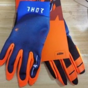 Nouveaux Gants de <span class=keywords><strong>Cyclisme</strong></span>/Course Tout-Terrain KIM6 6 Couleurs Orange, Compatibles Écran Tactile, Antidérapants, Doigts Longs, en Nylon - Product Image 5