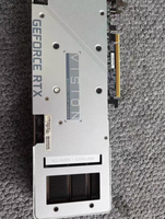 Carte graphique de jeu d'occasion RTX3060Ti VISION OC 8 Go GDDR6 256 bits 3 ventilateurs blanche pour ordinateur de bureau
