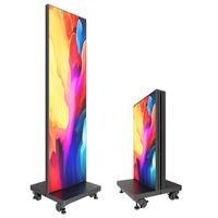 Écran LED Commercial Intérieur/Extérieur pour Publicité, Panneau Vidéo Miroir Numérique, Totem Affichage LED 960 x 1920 mm