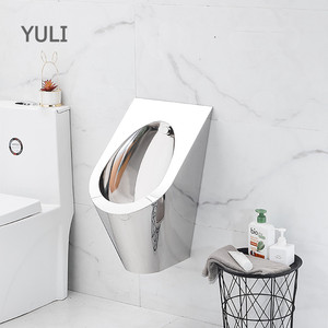 YULI fabrication publique murale 304 en acier inoxydable hommes bol d'urine pour hôtels hôpitaux usine toilettes publiques <span class=keywords><strong>urinoir</strong></span> en métal - Product Image 1